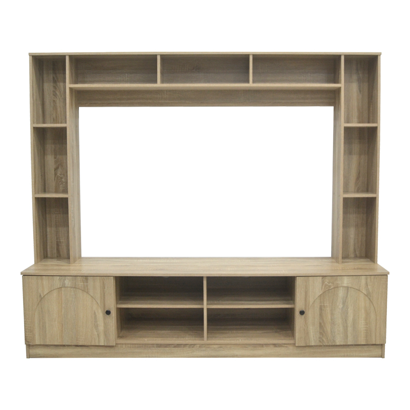 Σύνθετο σαλονιού Ambera pakoworld σε sonoma απόχρωση 200x40x171.5εκ 4