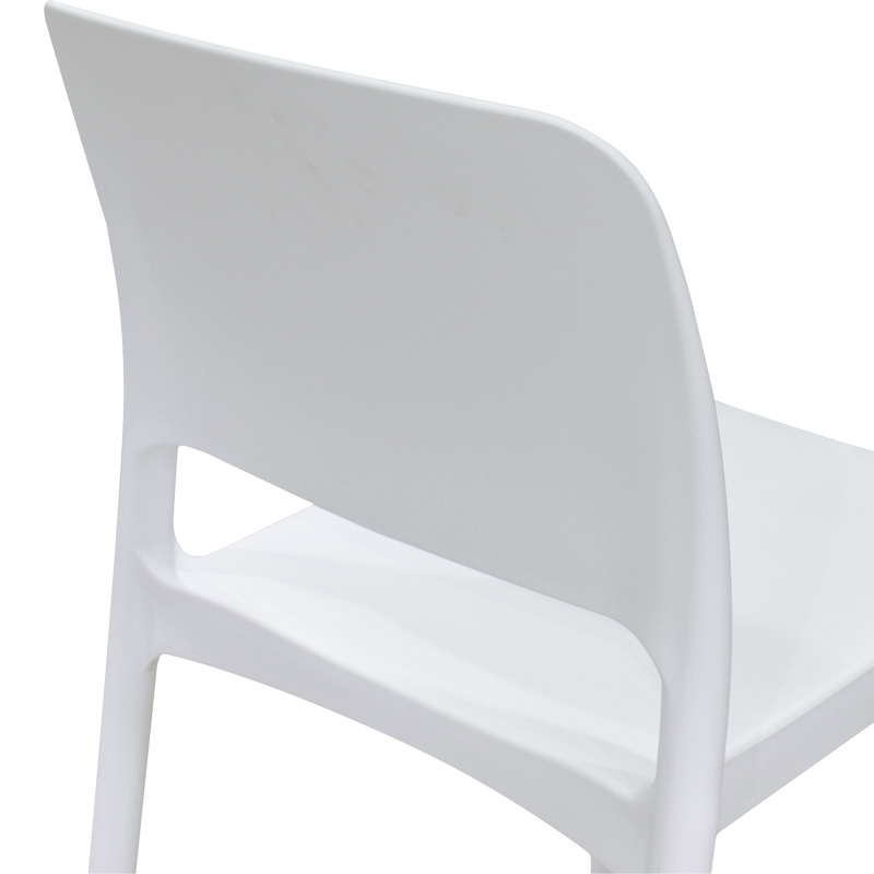 Καρέκλα Fenxy pakoworld pp σε λευκή απόχρωση 38x42x77εκ 8