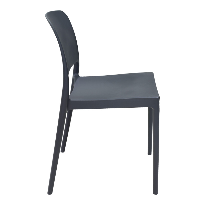 Καρέκλα Fenxy pakoworld pp σε μαύρη απόχρωση 38x42x77εκ 3