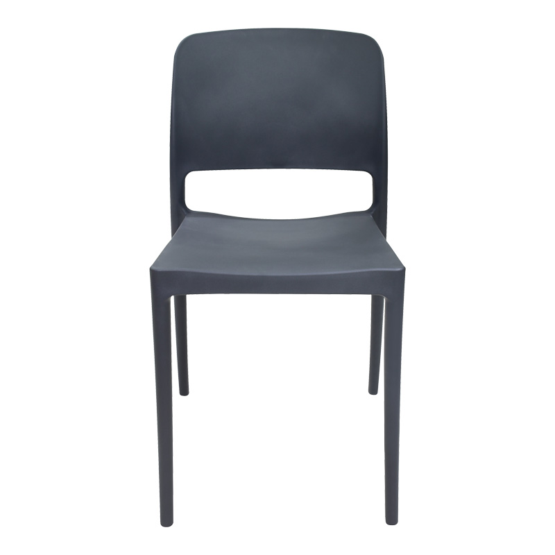 Καρέκλα Fenxy pakoworld pp σε μαύρη απόχρωση 38x42x77εκ 4