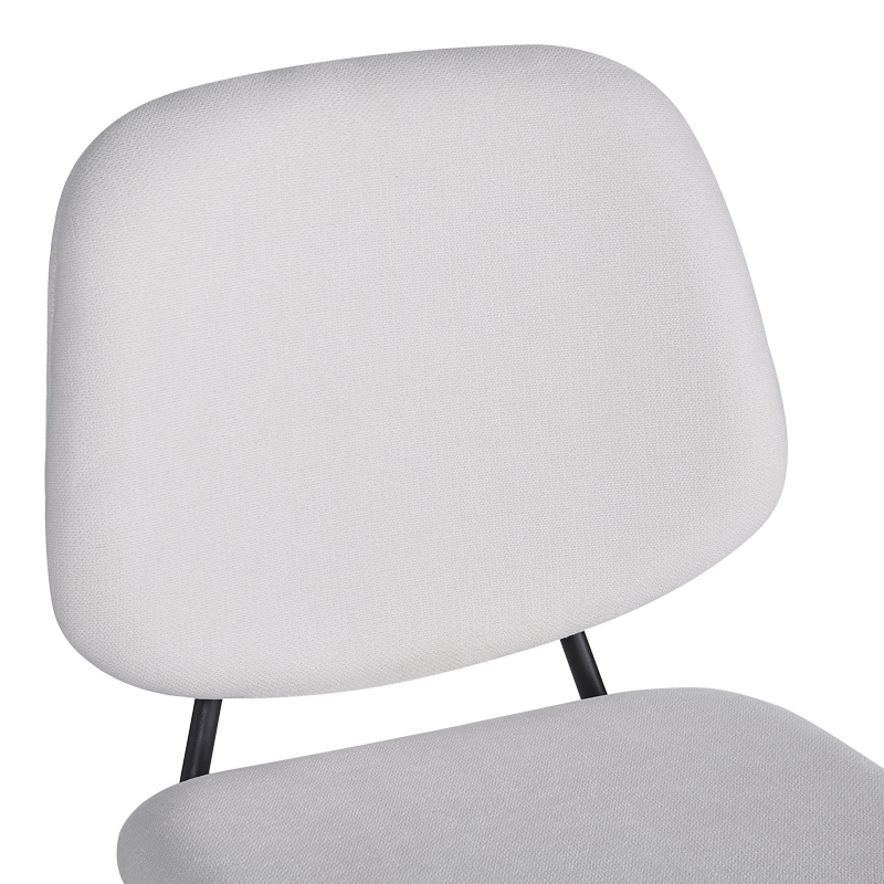 Καρέκλα Pietro I pakoworld μπεζ ύφασμα-πόδι μαύρο μέταλλο 45x55x82.5εκ 5