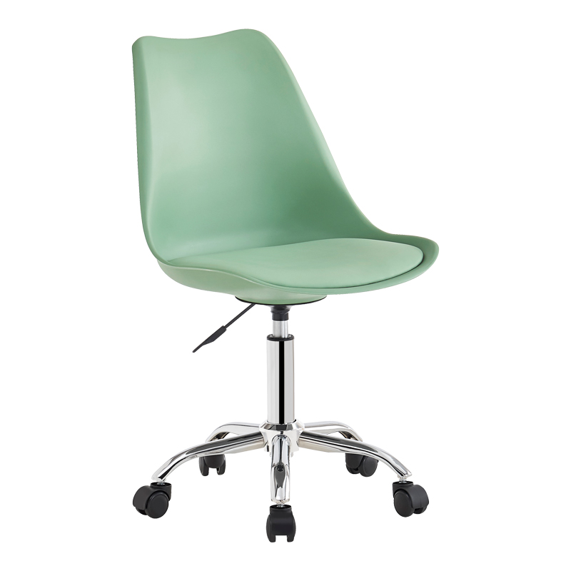 Καρέκλα γραφείου Gaston II pakoworld μέντα pp-pu 48x57x77-90εκ 1