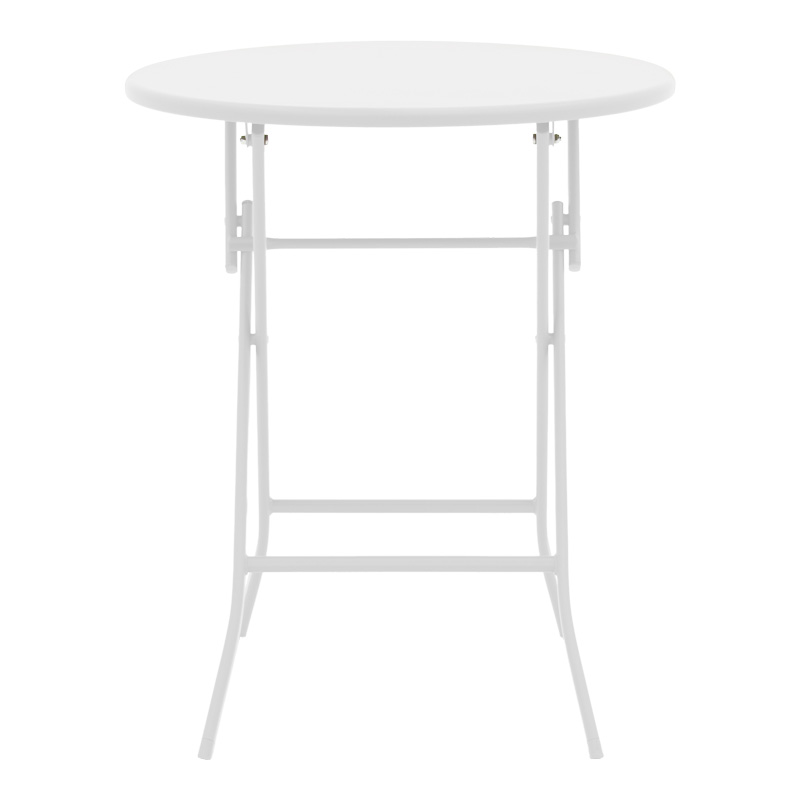 Τραπεζαρία Albero-Calan pakoworld 3τεμ μέταλλο σε λευκή απόχρωση Φ60x70εκ 6