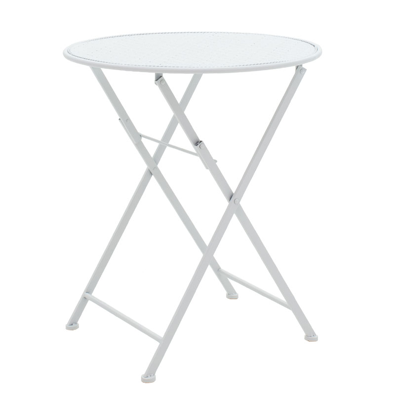 Τραπεζαρία Walen pakoworld σετ 3τεμ μέταλλο λευκό 11