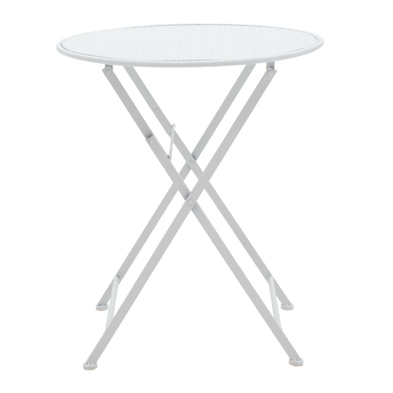 Τραπεζαρία Walen pakoworld σετ 3τεμ μέταλλο λευκό 12