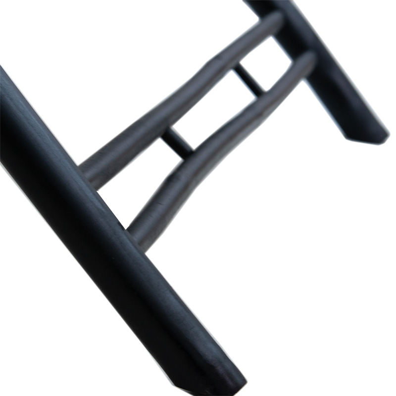 Τραπέζι Badou pakoworld πτυσσόμενο bamboo μαύρο 150x80x77εκ 5