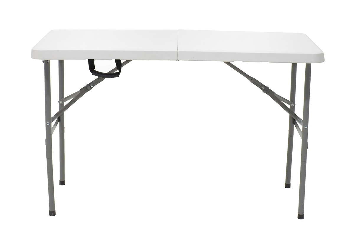 Τραπέζι catering Rodeo pakoworld πτυσσόμενο-βαλίτσα λευκό 122x60x74εκ 4