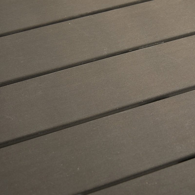 Τραπέζι Appa pakoworld αλουμίνιο και plywood σε ανθρακί απόχρωση Φ120x74εκ 3