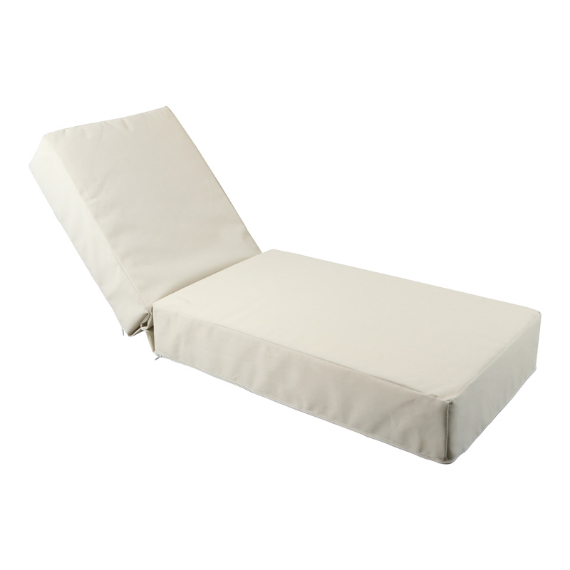 Μαξιλάρι Vertian pakoworld textilene σε μπεζ απόχρωση 58x190x20εκ 1