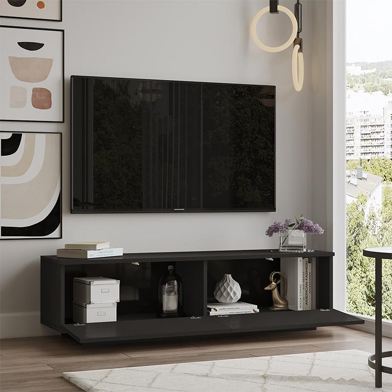 Έπιπλο τηλεόρασης Zoeva pakoworld wenge 140x.35x38.2εκ 2