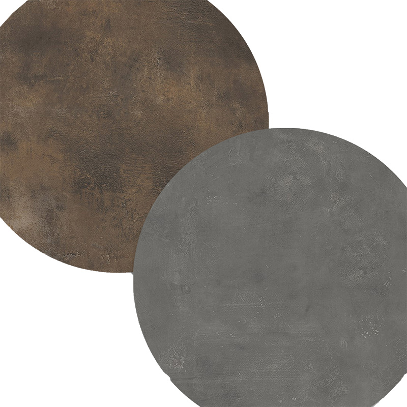 Βιβλιοθήκη χαμηλή Neville pakoworld cement-καρυδί 69x25x87.6εκ 4