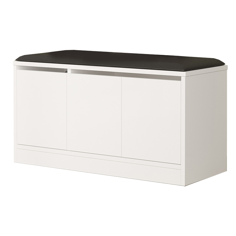 Παπουτσοθήκη-Σκαμπό Firefly pakoworld λευκό 89.5x35.5x46εκ 1