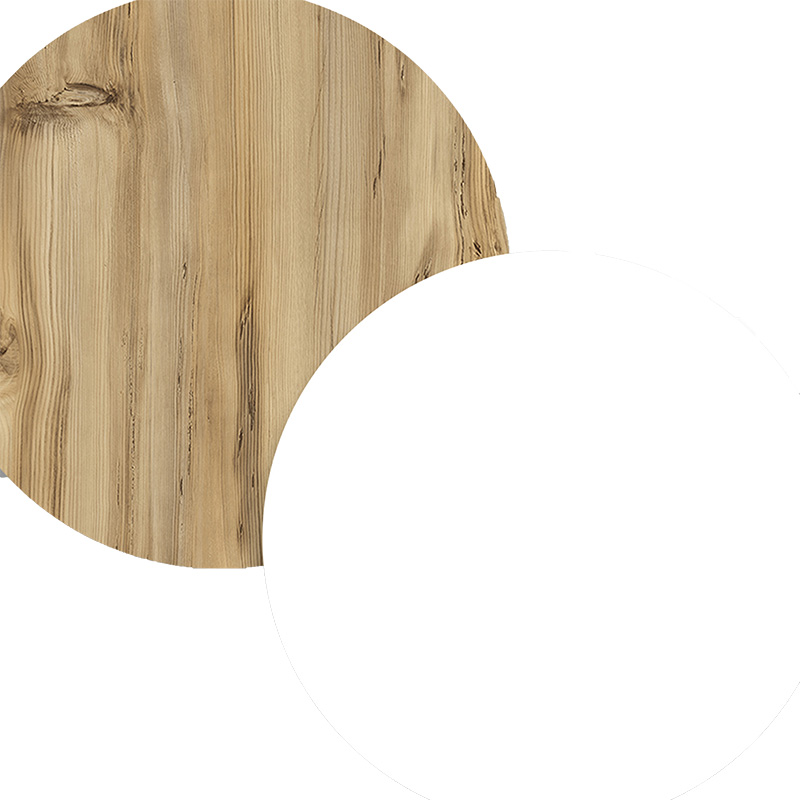Τραπέζι σαλονιού Thunder pakoworld sonoma-λευκό 90x60x31.5εκ 4