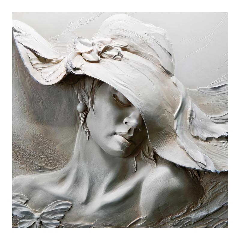 Πίνακας σε καμβά Gracy pakoworld ψηφιακής εκτύπωσης 50x1.8x50εκ 1