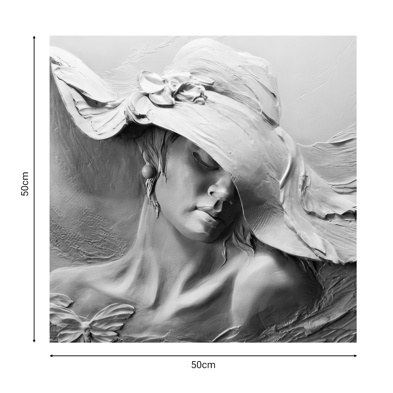 Πίνακας σε καμβά Gracy pakoworld ψηφιακής εκτύπωσης 50x1.8x50εκ 2