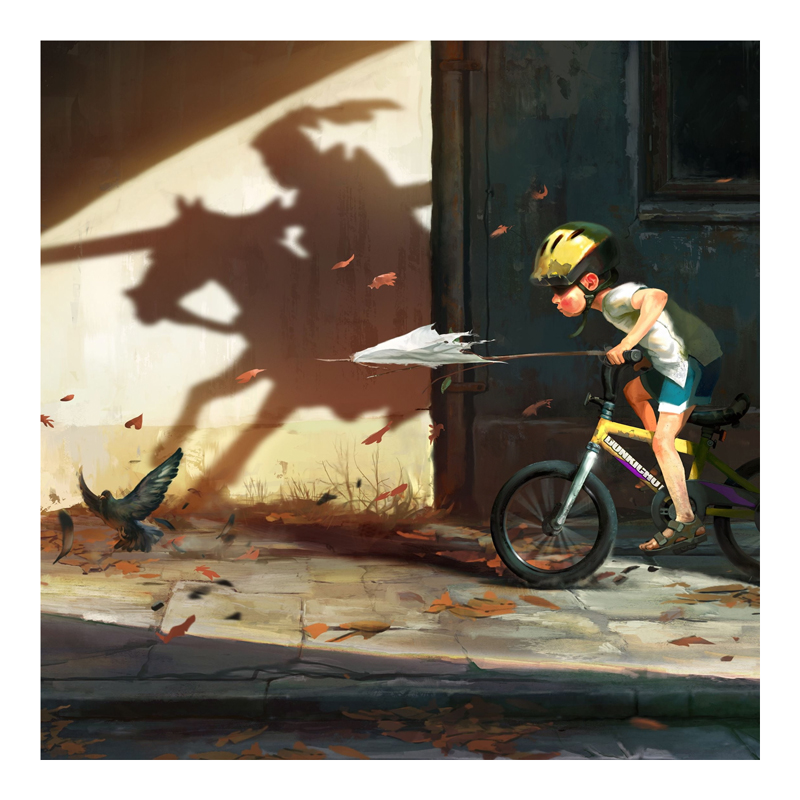 Πίνακας σε καμβά Ruerto pakoworld ψηφιακής εκτύπωσης 50x1.8x50εκ 1