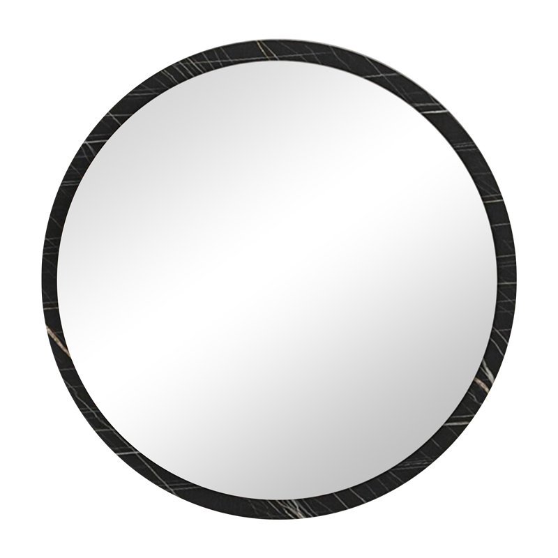 Καθρέπτης Reflex pakoworld μελαμίνη σε απόχρωση ανθρακί μαρμάρου 49x5x49εκ 1