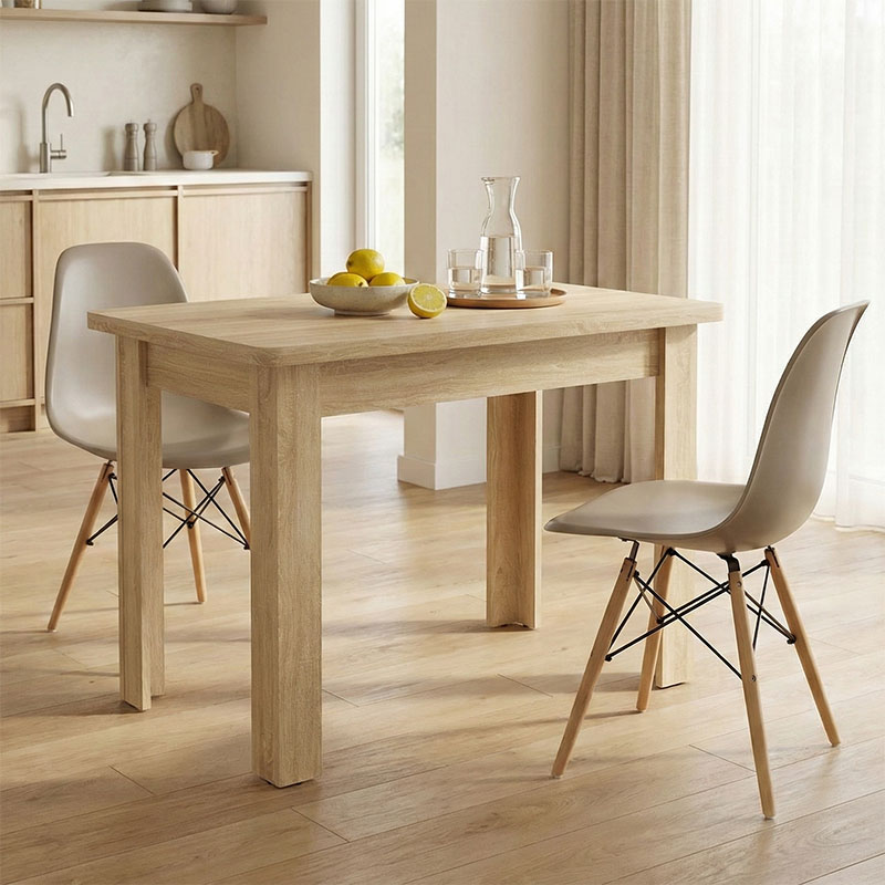 Τραπέζι Celeste pakoworld sonoma 100x60x73.5εκ 2