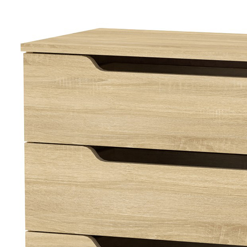 Συρταριέρα Azenor pakoworld 4ων συρταριών sonoma 72x38x83εκ 2