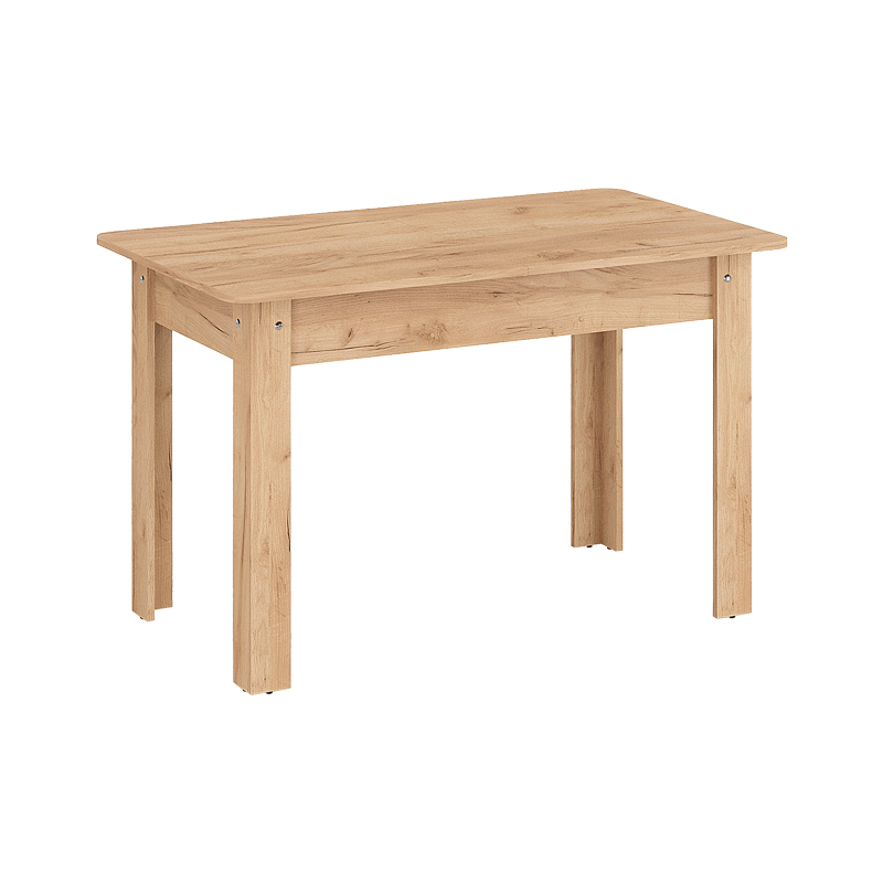Τραπέζι Quiin pakoworld επεκτεινόμενο μελαμίνης σε oak απόχρωση 120-164x70x73.5εκ 3