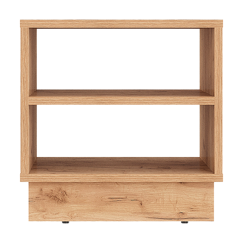 Κομοδίνο Mason pakoworld μελαμίνης σε oak απόχρωση 40x32x40εκ 3