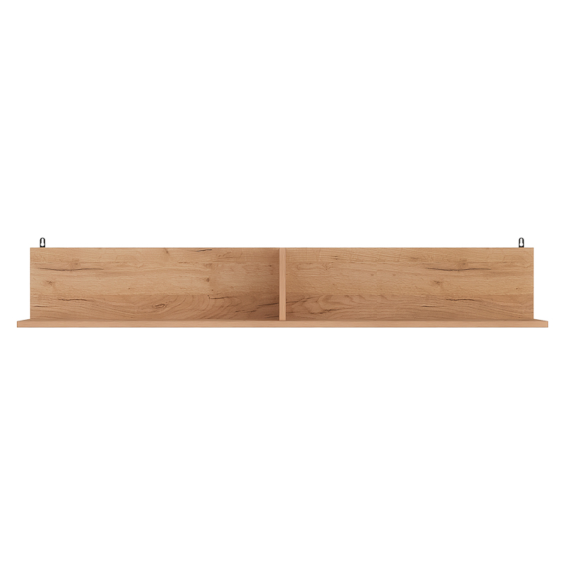 Ραφιέρα τοίχου Drowel pakoworld μελαμίνης σε oak απόχρωση 130x21.6x20εκ 3