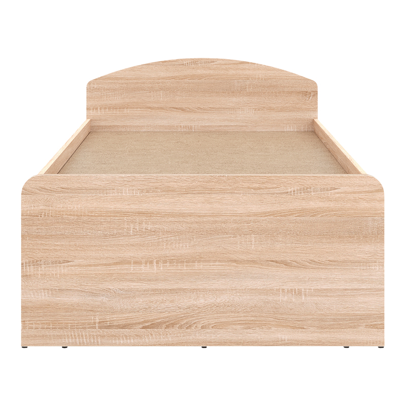 Κρεβάτι Regan pakoworld με συρτάρια σε oak απόχρωση 90x200εκ 5