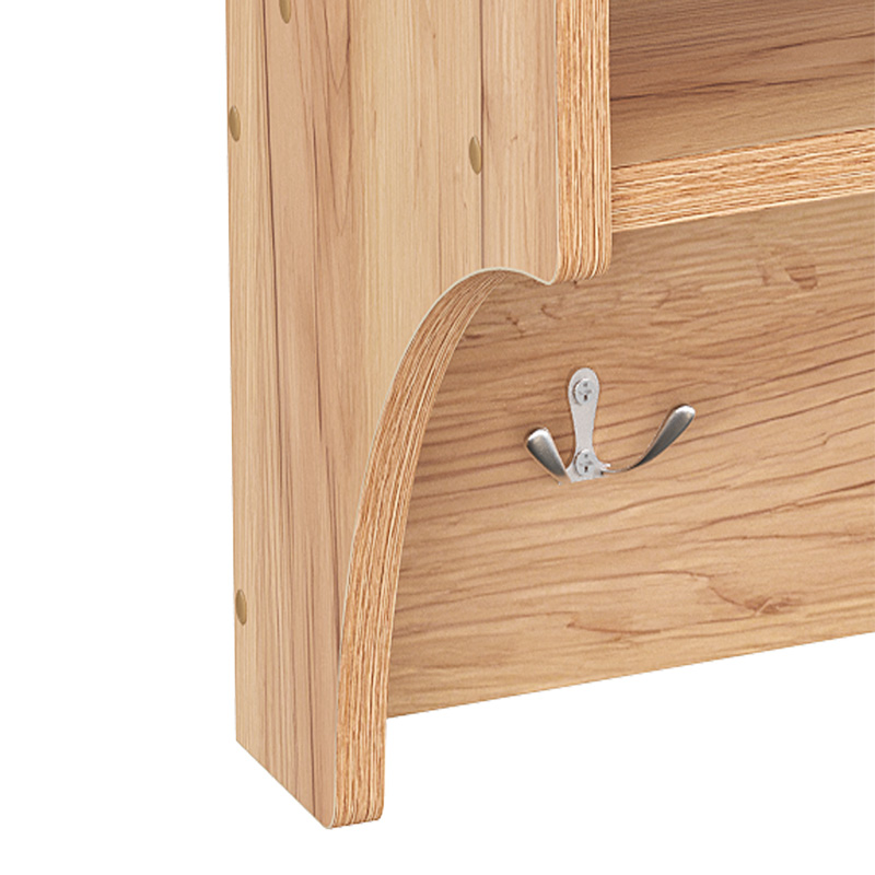 Κρεμάστρα Crosta pakoworld σε oak απόχρωση 80x28x40εκ 3