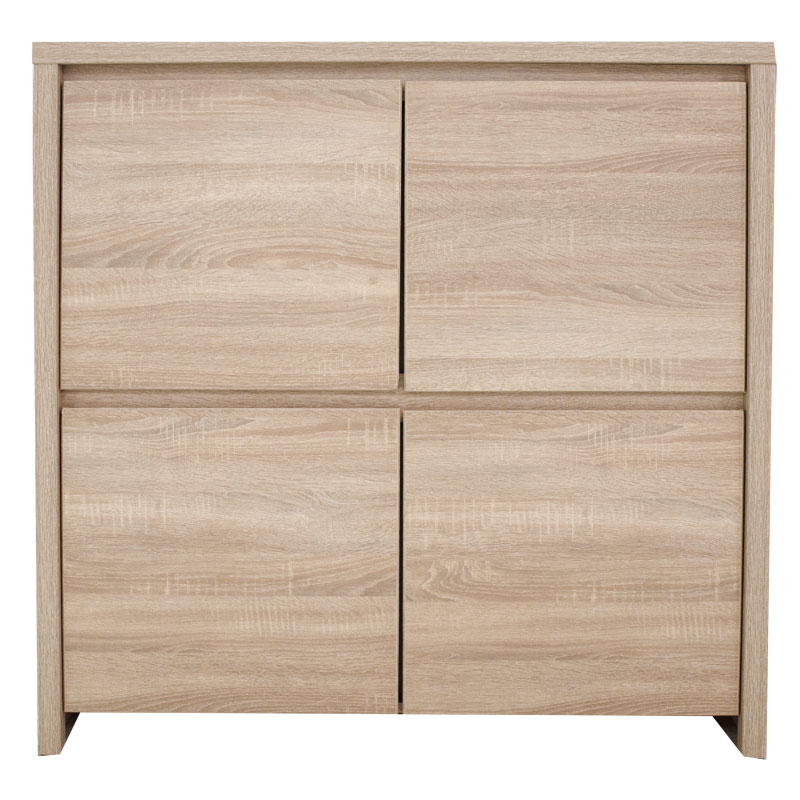 Ντουλάπι Selina pakoworld sonoma 105x40.5x112.5εκ 2