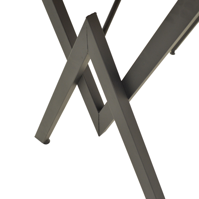 Τραπέζι Vertex pakoworld oak με μαύρα μεταλλικά πόδια 110x70x72εκ 5