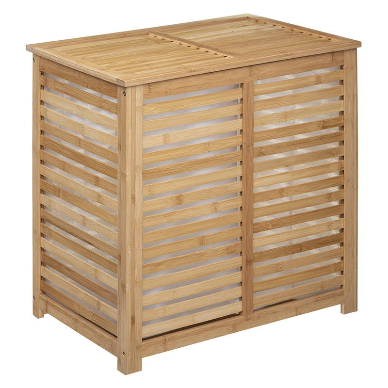 Καλάθι απλύτων Africa pakoworld φυσικό 58x40x60εκ 1