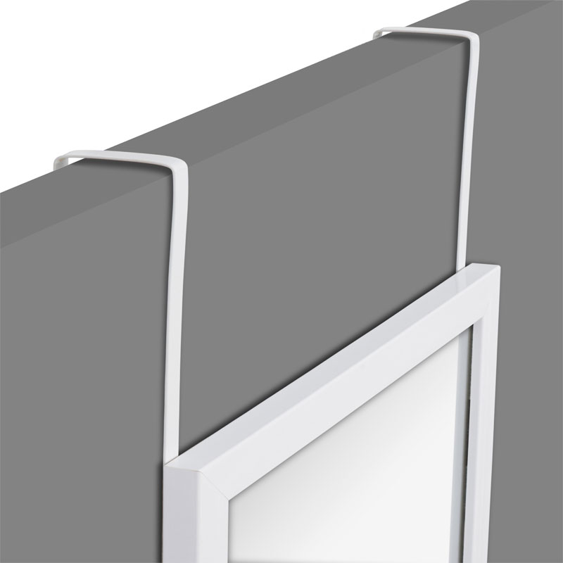 Καθρέπτης πόρτας PWD-0111 pakoworld polyresin-λευκό 34x1.7x94εκ 3