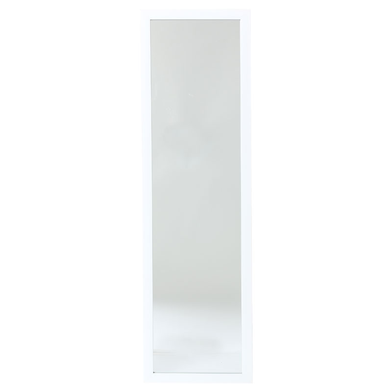 Καθρέπτης δαπέδου PWD-0112 pakoworld polyresin-γυαλί λευκό 39x35.5x125εκ 2