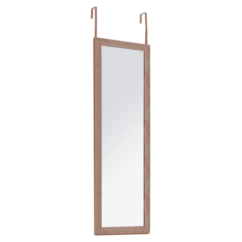 Καθρέπτης πόρτας PWD-0113 pakoworld MDF-αλουμίνιο φυσικό 35x2x109εκ 1