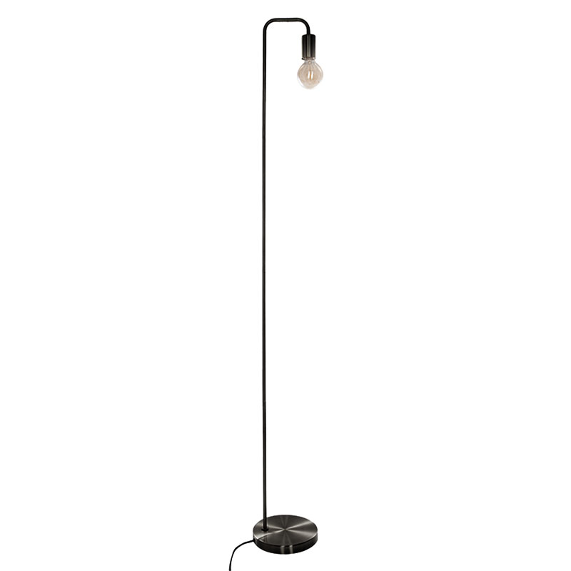 Φωτιστικό δαπέδου Keli pakoworld E27 40W μαύρο Φ20x150εκ 1