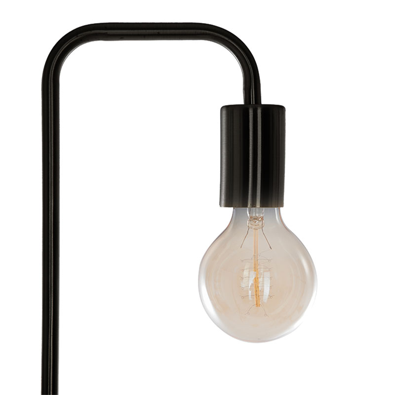 Φωτιστικό δαπέδου Keli pakoworld E27 40W μαύρο Φ20x150εκ 2
