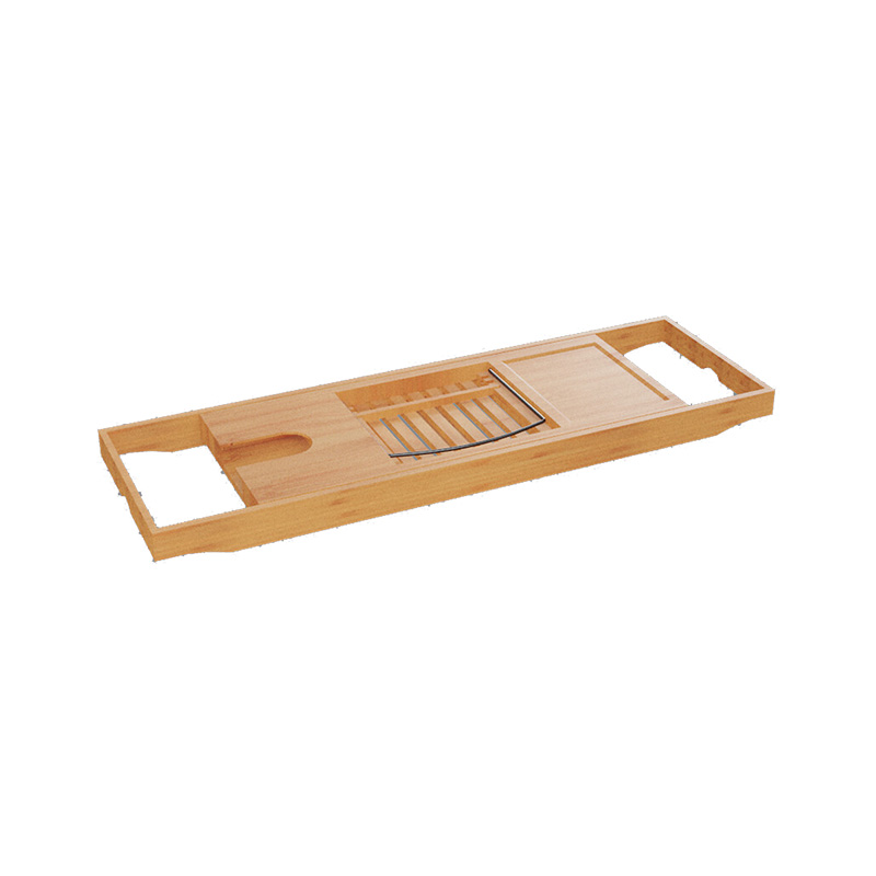 Πλατό μπανιέρας Platon pakoworld φυσικό bamboo 70x15x4,5εκ 1