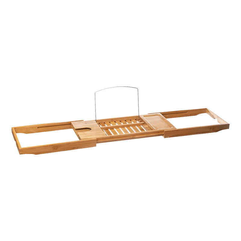 Πλατό μπανιέρας Platon pakoworld φυσικό bamboo 70x15x4,5εκ 2