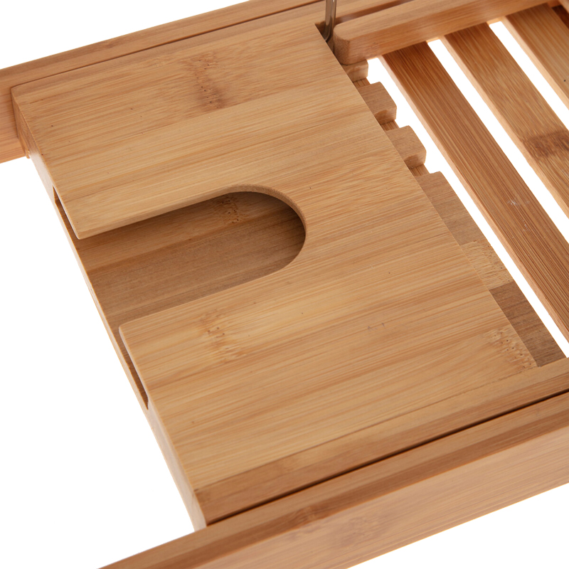 Πλατό μπανιέρας Platon pakoworld φυσικό bamboo 70x15x4,5εκ 3