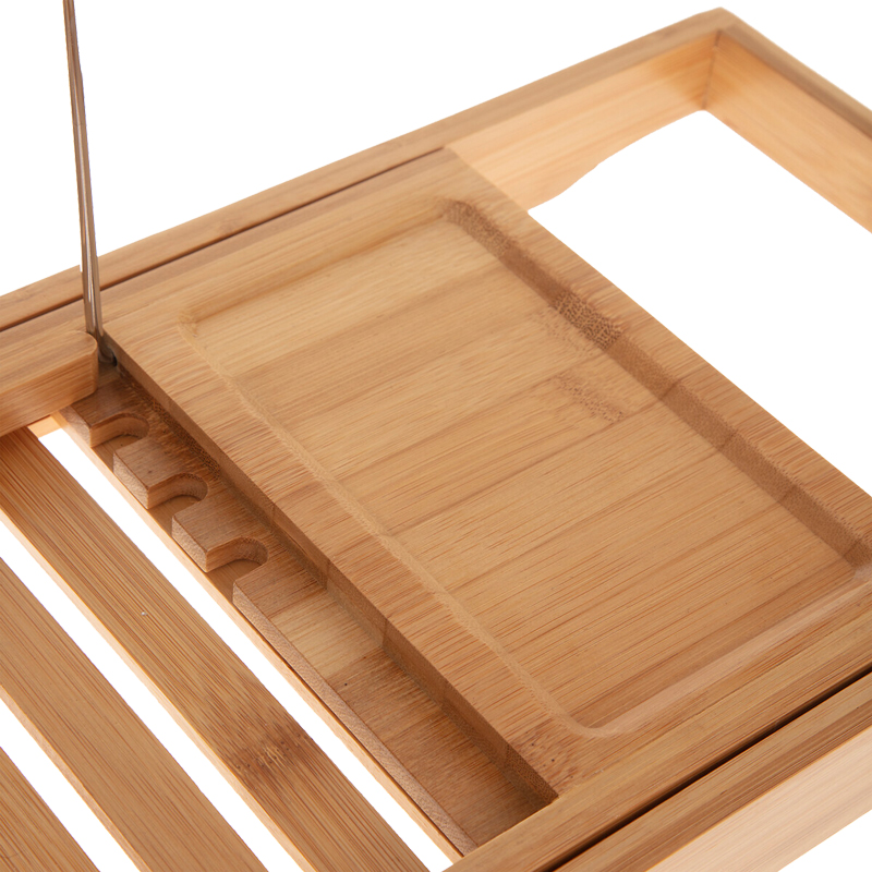 Πλατό μπανιέρας Platon pakoworld φυσικό bamboo 70x15x4,5εκ 4
