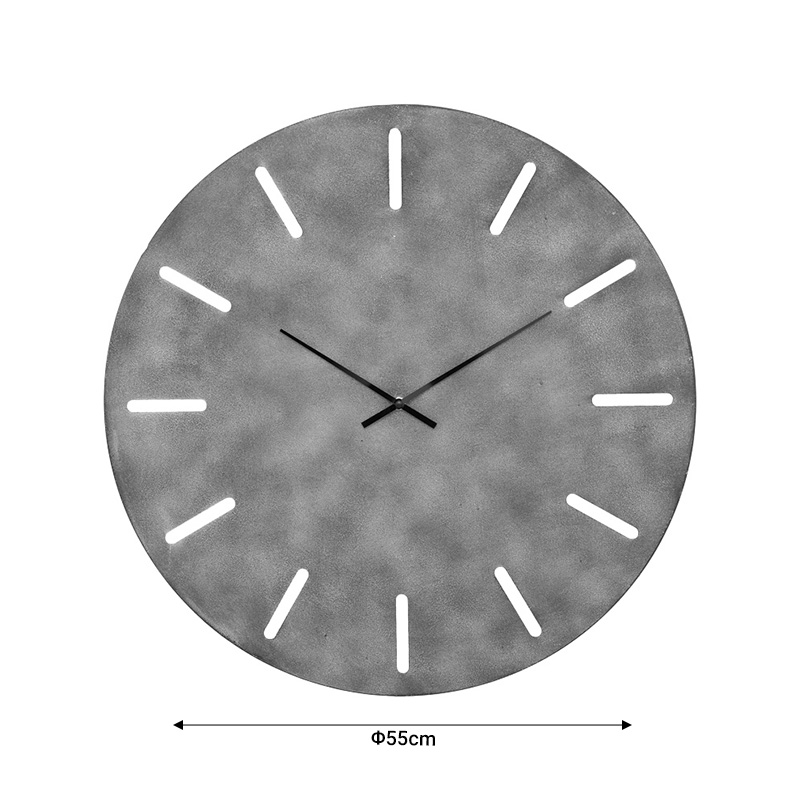 Ρολόι τοίχου Inacio pakoworld μπρονζέ μέταλλο Φ55x3.5εκ 3