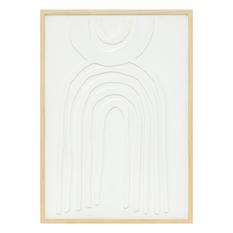 Πίνακας σε καμβά Bobby pakoworld mdf 50x2.6x70εκ 1