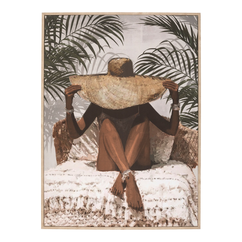 Πίνακας σε πλαίσιο Kapelda pakoworld 58x2.6x78εκ 1