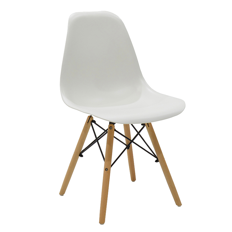 Τραπεζαρία Natali-Julita pakoworld σετ 5τεμ μαύρο-λευκό-φυσικό 120x80x76εκ 3