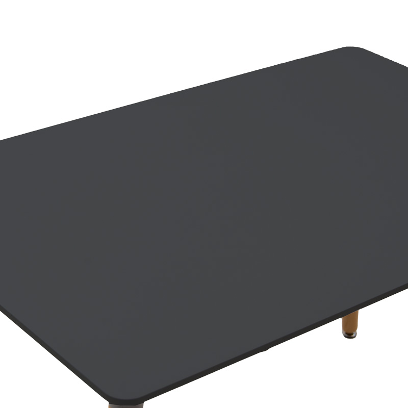 Τραπεζαρία Natali-Parker pakoworld σετ 5τεμ mdf σε μαύρη-φυσική απόχρωση 120x80x76cm 7