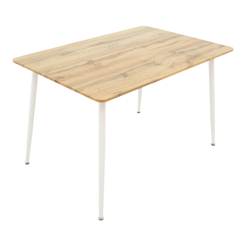 Τραπεζαρία Cuba-Parker pakoworld σετ 5τεμ sonoma-λευκό 120x80x75εκ 7