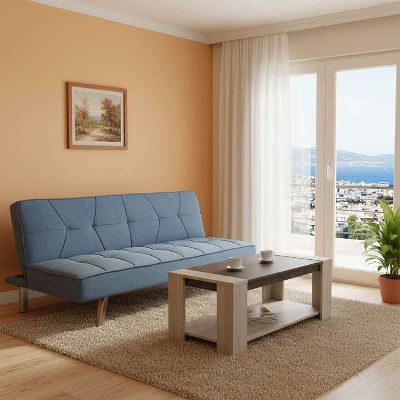 Φοιτητικό πακέτο επίπλων σαλονιού Atmos pakoworld σετ 2τεμ 1