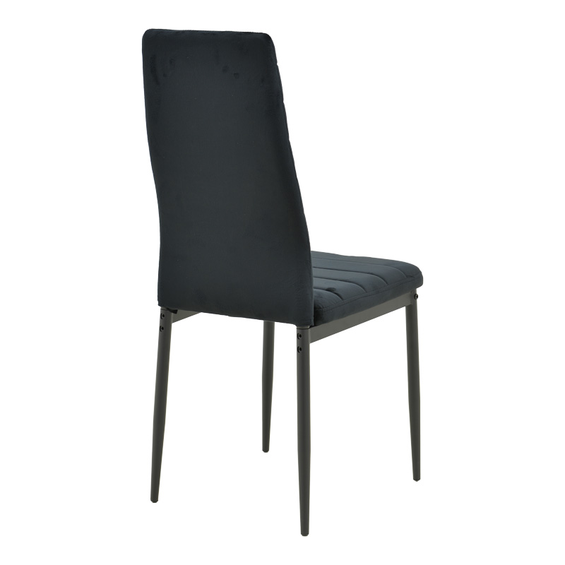 Τραπεζαρία Balou-Parker pakoworld σετ 5τεμ μαύρο Φ120x73εκ 3