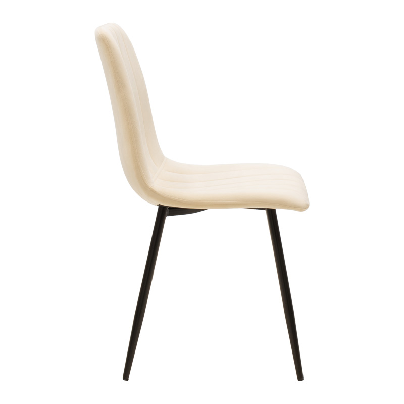 Τραπεζαρία Balou-Noor pakoworld σετ 5τεμ MDF μαύρο-μπεζ Φ100x73εκ 3