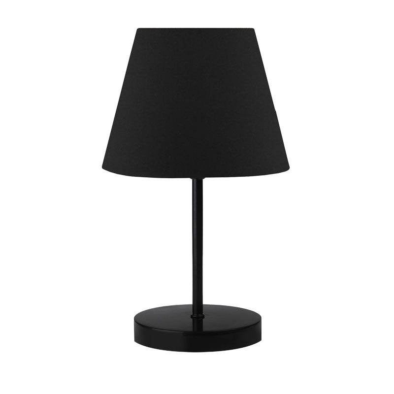 Επιτραπέζιο φωτιστικό PWL-1145 pakoworld Ε27 μαύρο Φ22x37εκ 1